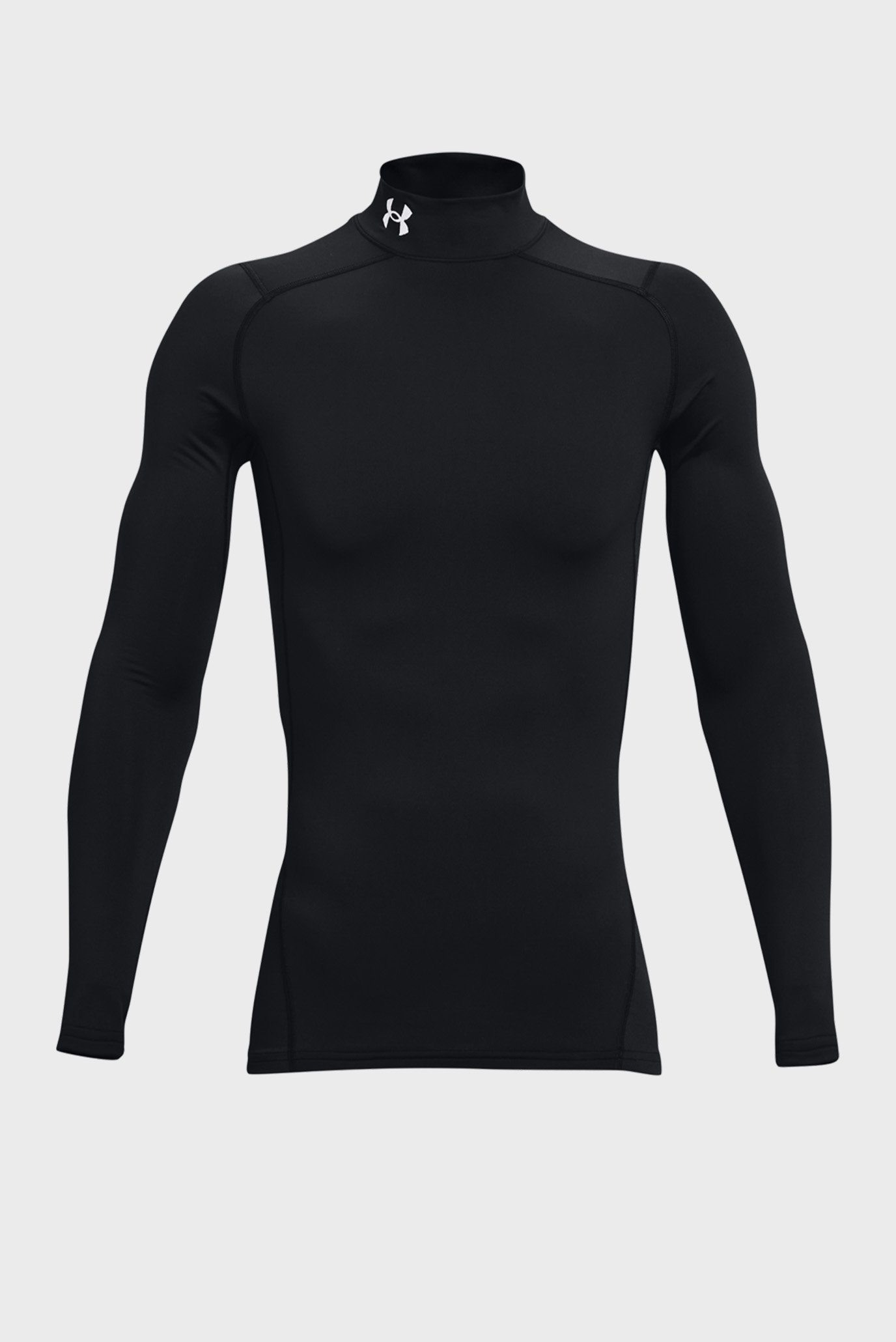 Мужской черный термореглан UA CG Armour Comp Mock 5