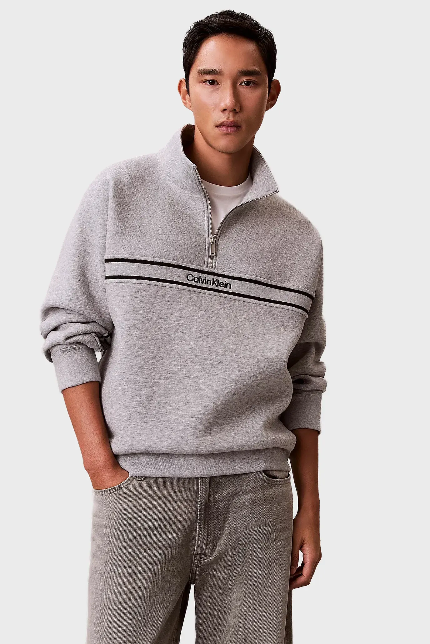 Реглан LS COTTON SPACER STRIPE RIB QTR 1