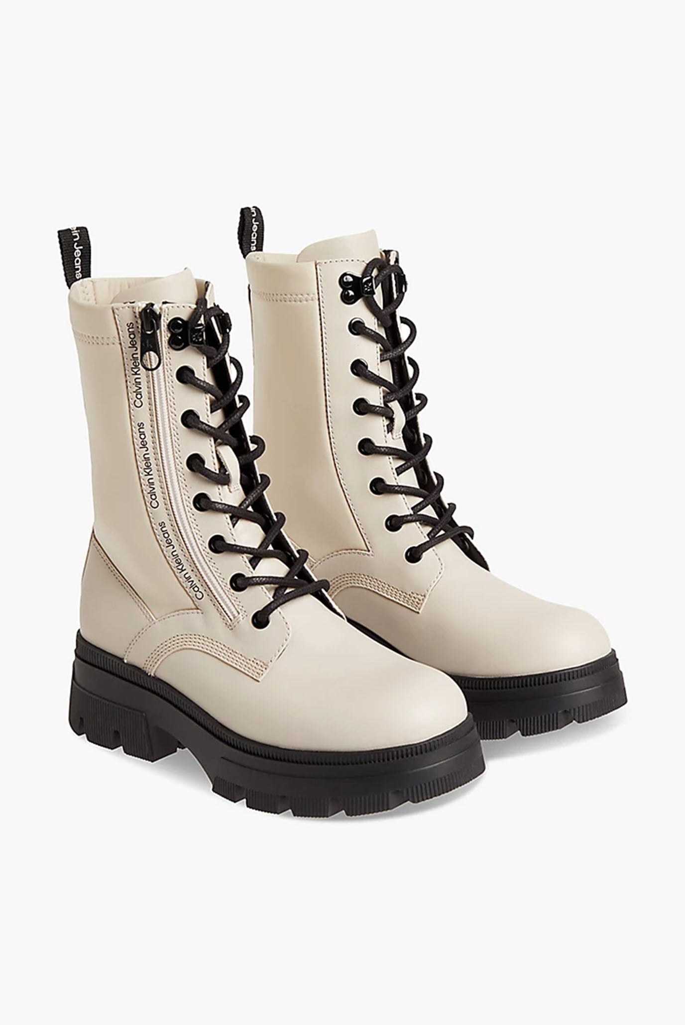 Ботинки CHUNKY COMBAT LACEUP ZIP 2