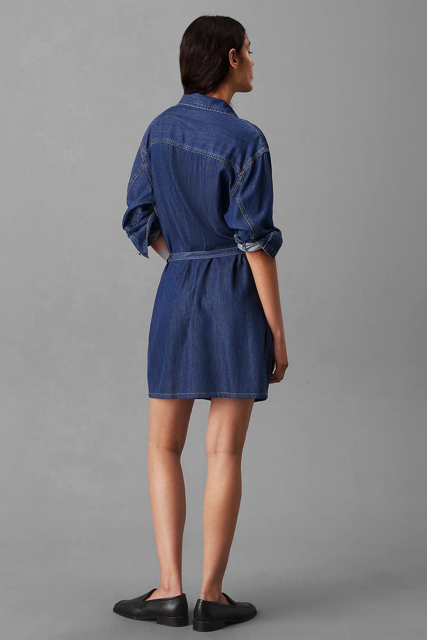 Рубашка LYOCELL BELTED DENIM SHIRT DRESS 2