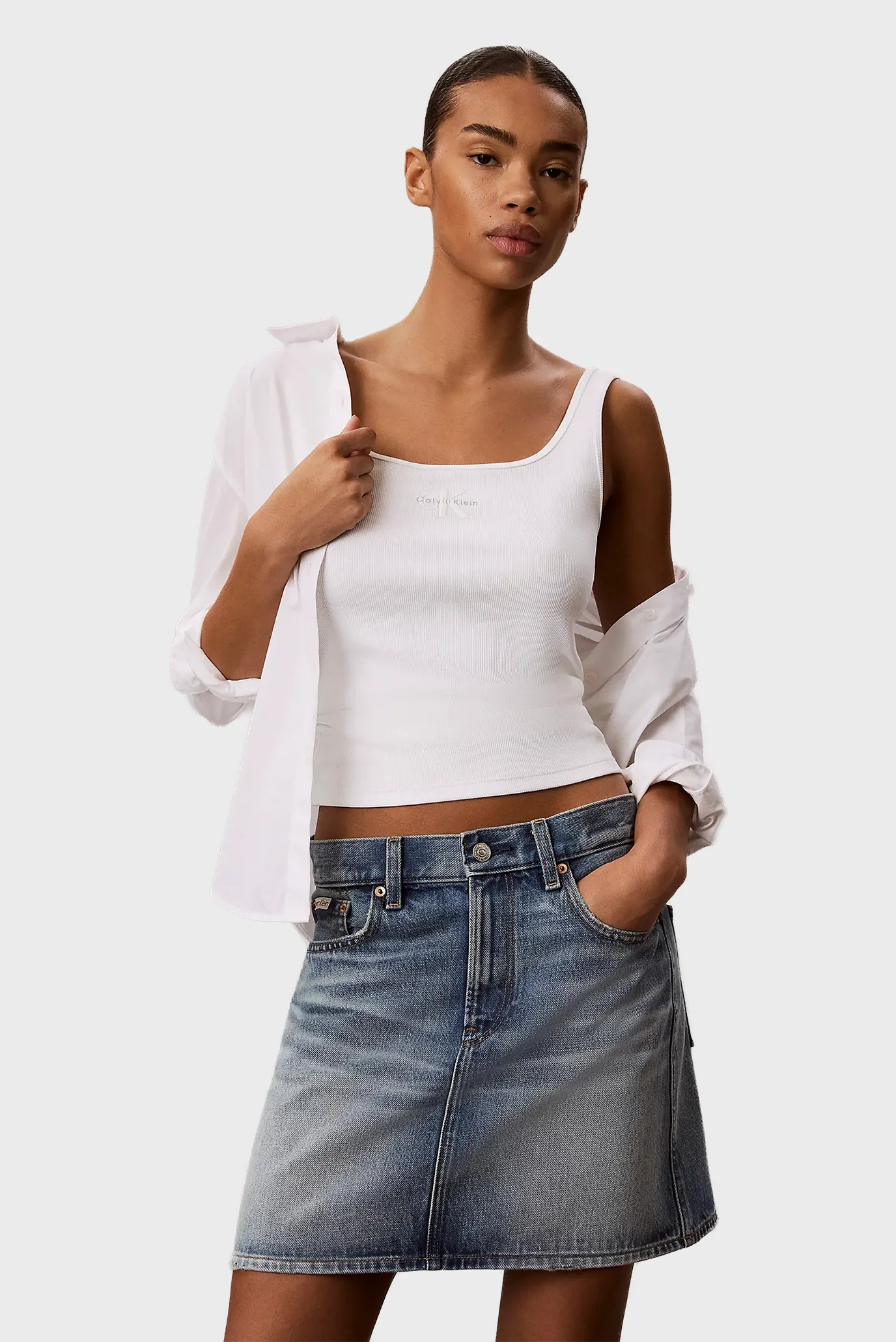 Майка MONOLOGO SCOOP NK RIB TANK TOP 4