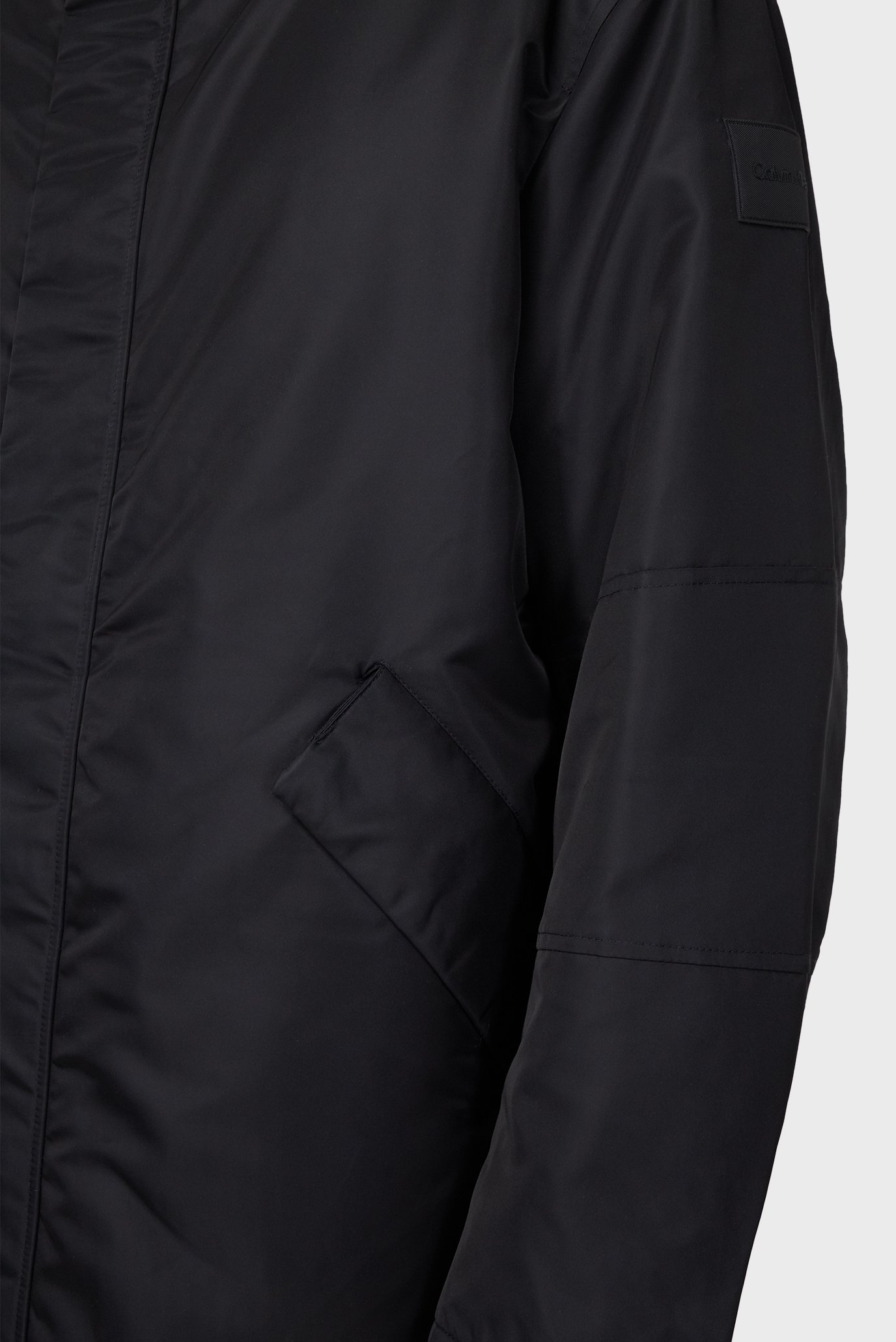 Мужская черная пуховая парка SATEEN PARKA MODERN COMFORT FIT 6