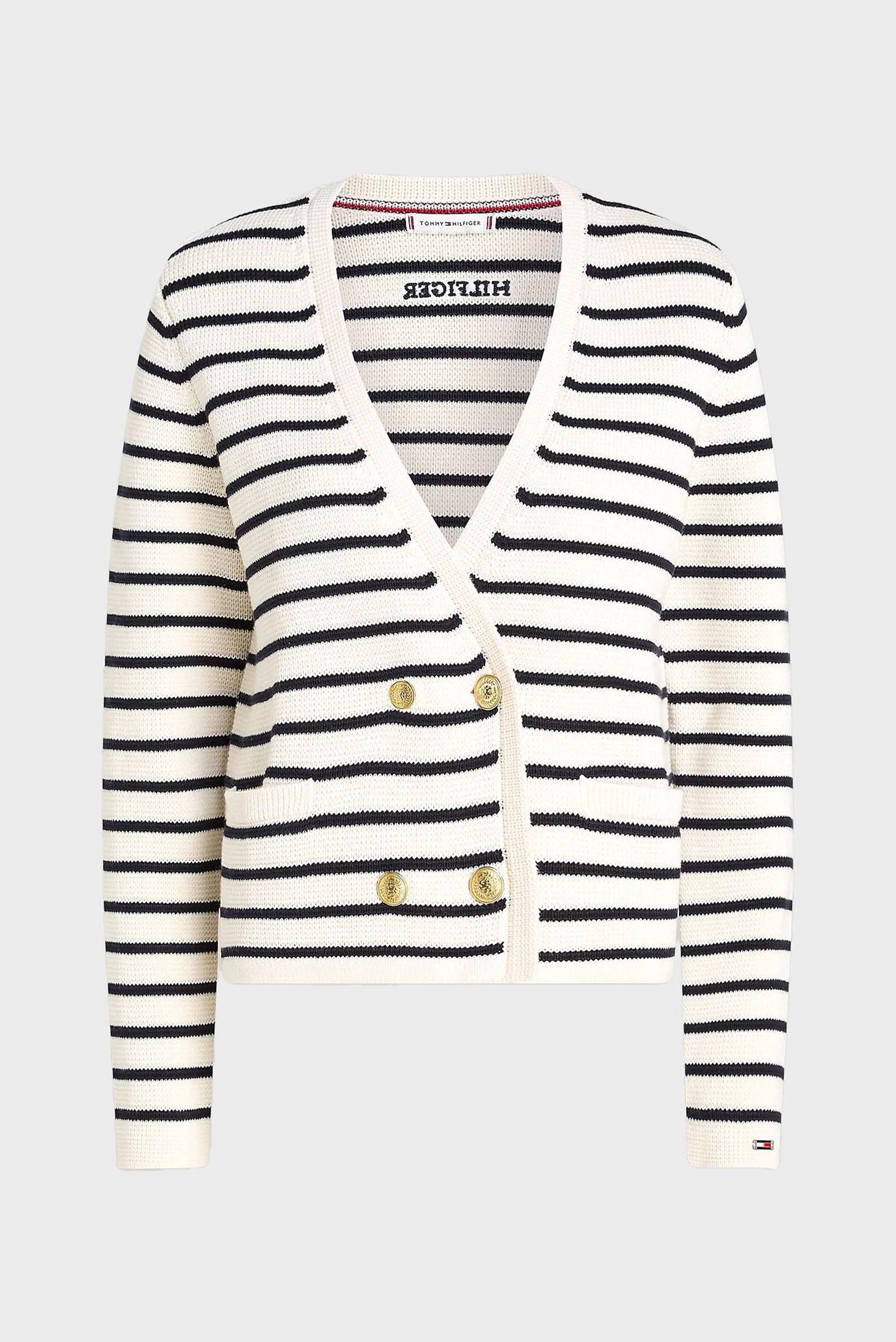 Кардиган BRETON GOLD BUTTON OVRLP CARDI 5