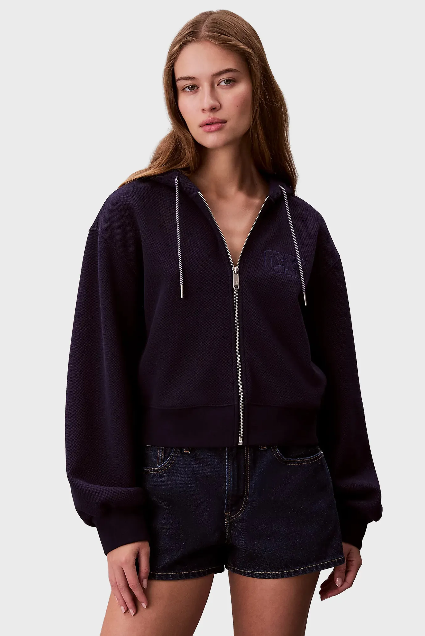 Реглан LS RLXD INTRLCK CROP FULL ZIP SW 1