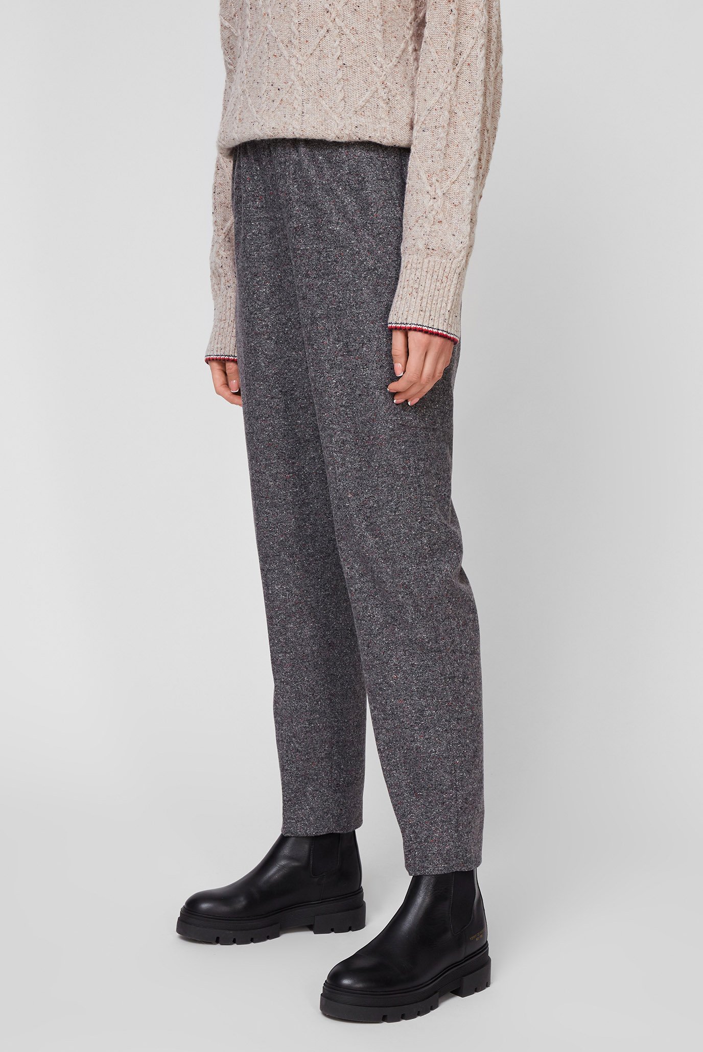Женские серые шерстяные брюки NEPPY 9