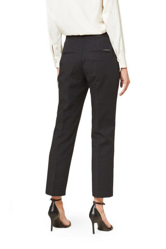 Женские черные брюки COTTON STRETCH SLIM