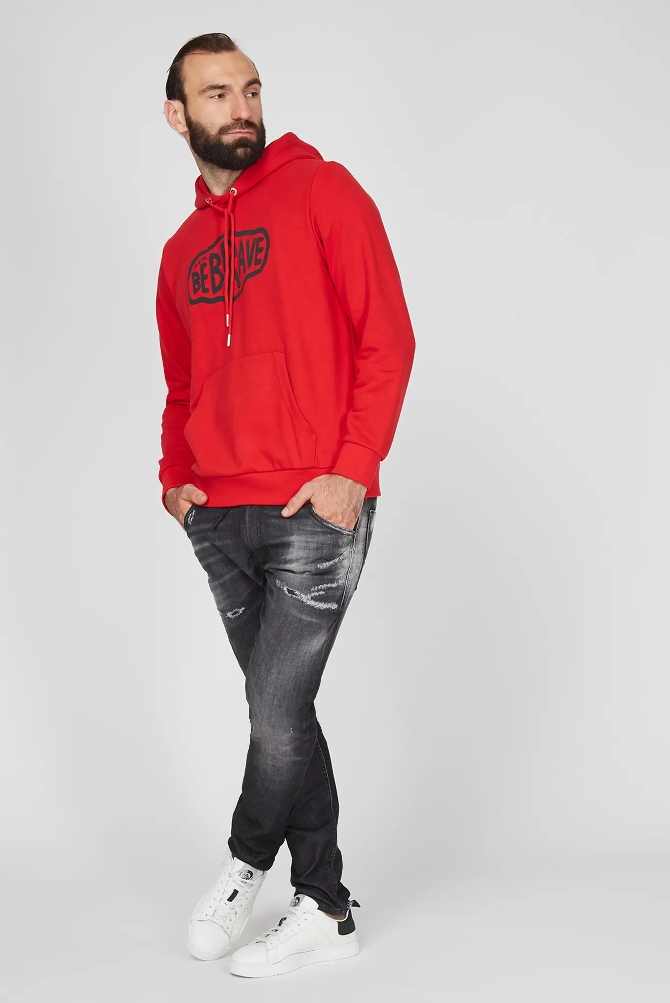 Мужское красное худи S-GIRK-HOOD-K11 5