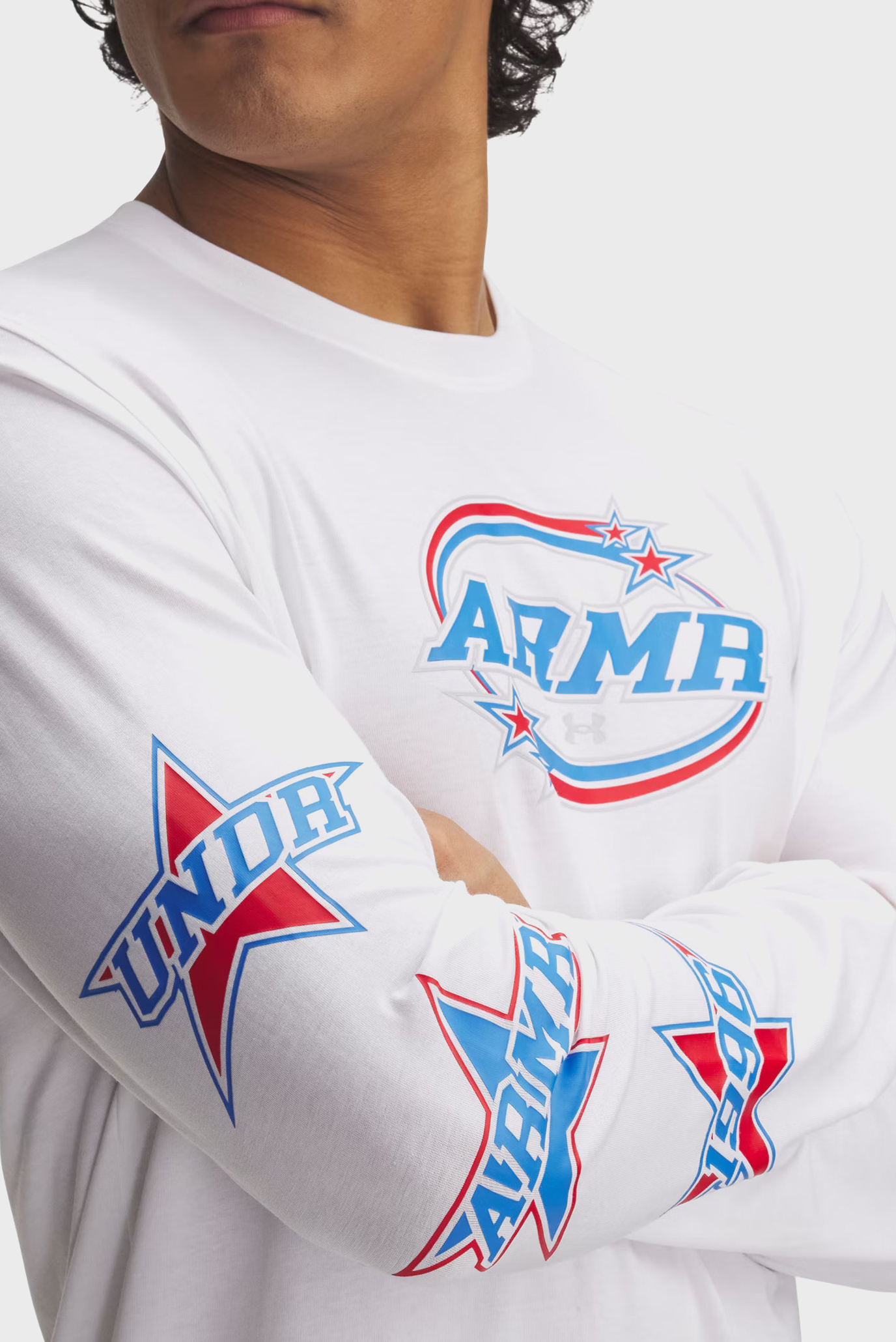 Лонгслив UA 60 40S STACKED STARS LS 2