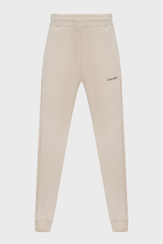 Мужские бежевые спортивные брюки MICRO LOGO REPREVE Calvin Klein Мужские бежевые спортивные брюки MICRO LOGO REPREVE Calvin Klein