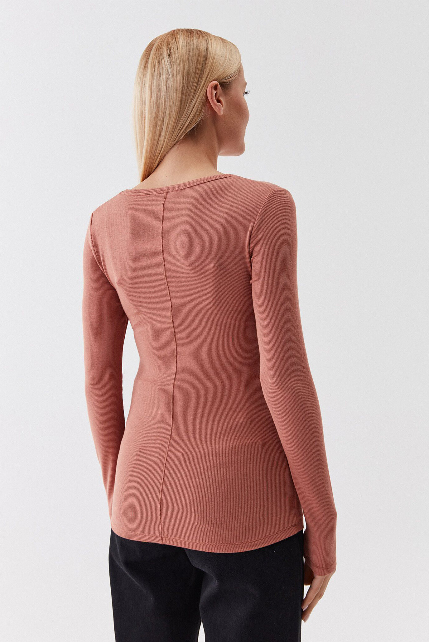 Лонгслив MODAL RIB SCOOP NECK LS TOP 2