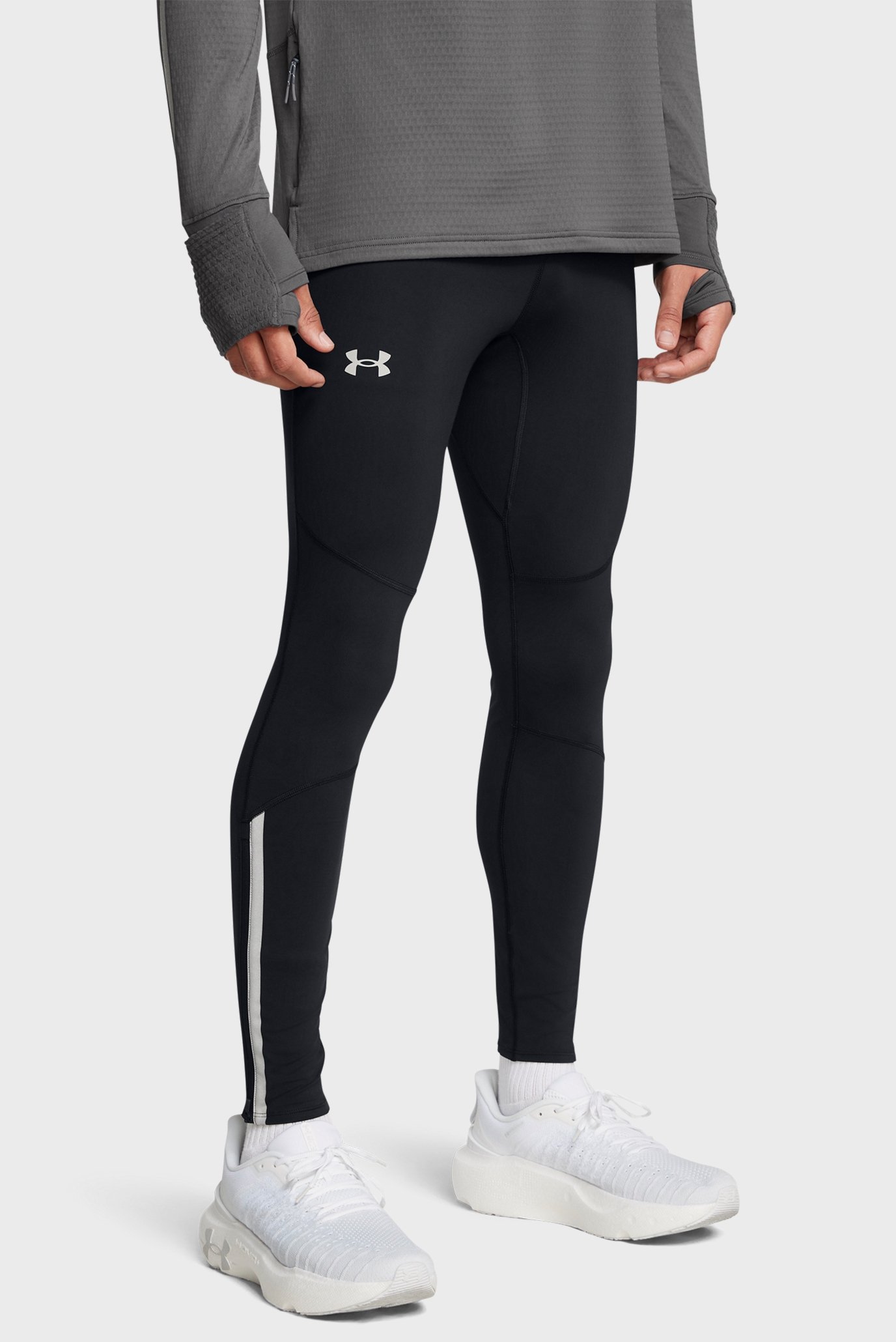 Мужские черные тайтсы UA LAUNCH ELITE CW TIGHTS 1