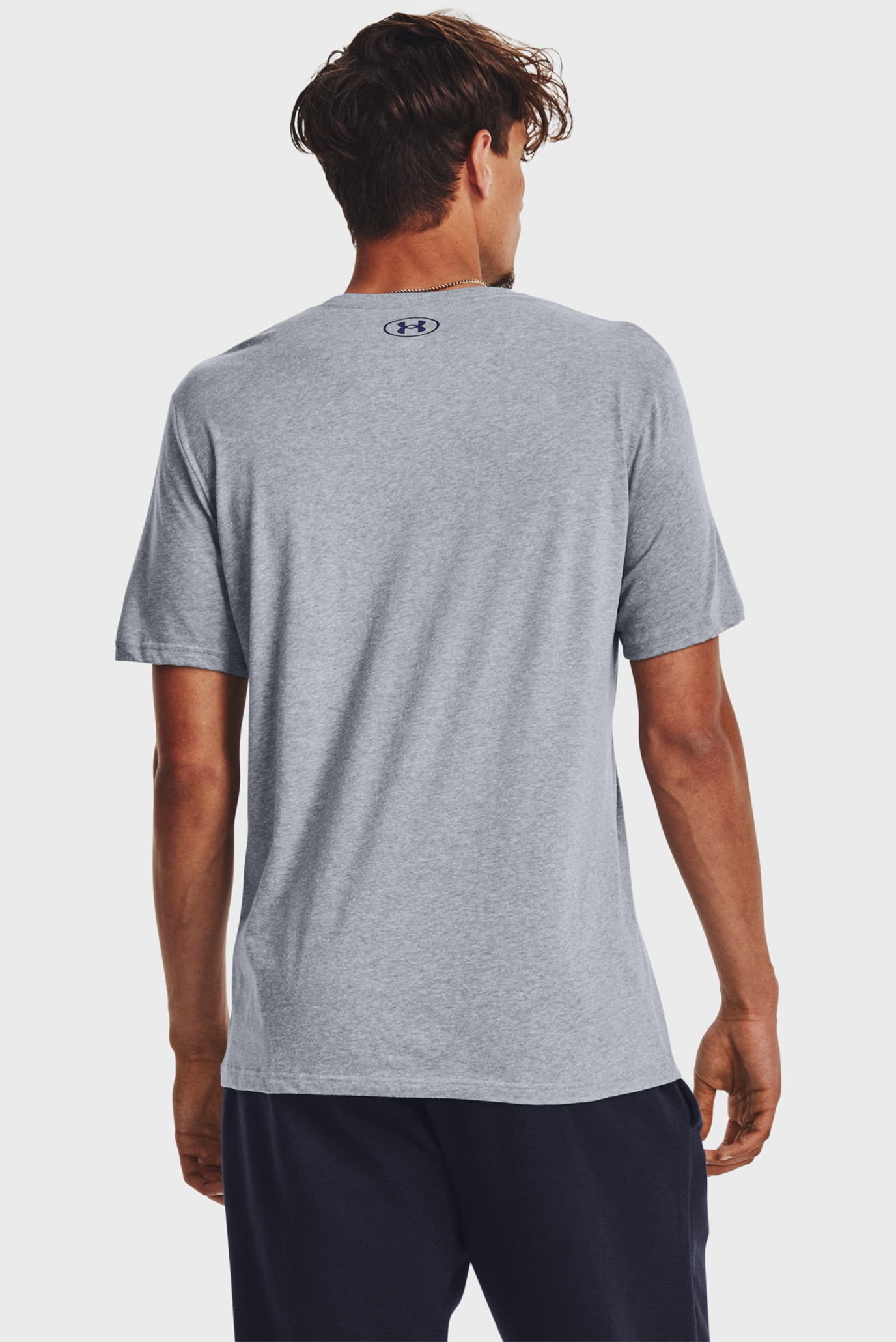 Мужская серая футболка UA BIG LOGO FILL SS 3