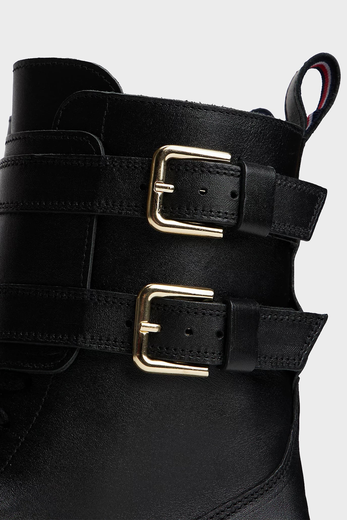 Ботинки TOMMY HILFIGER LTHR BIKER LACEUP 2