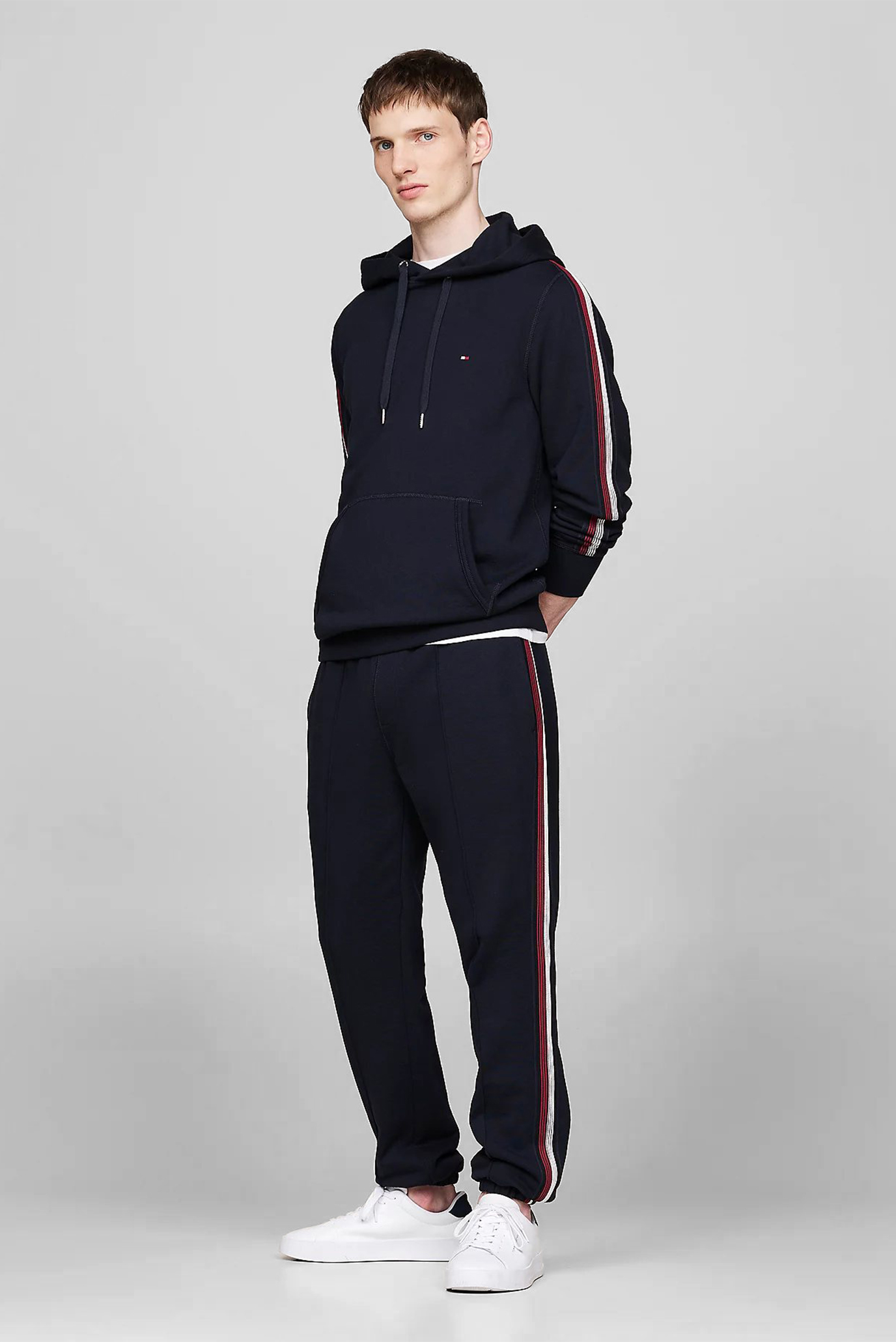Мужские темно-синие спортивные брюки GLOBAL STRIPE TAPE 2