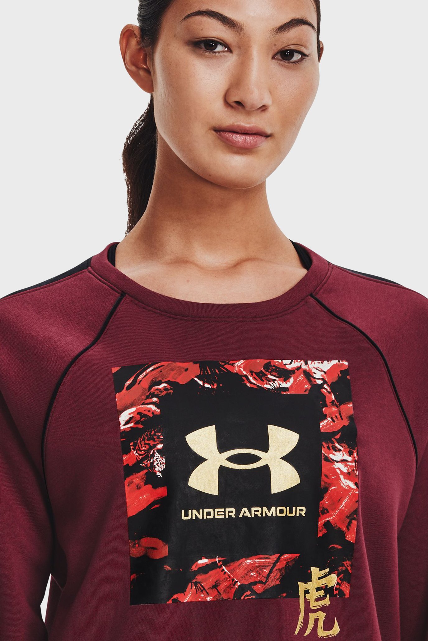 Женский бордовый свитшот CNY Crew Sweatshirt 4