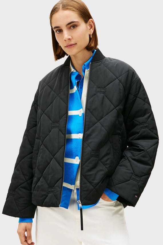Куртка демисезонная PADDED FLAG QUILTED BOMBER Tommy Hilfiger
