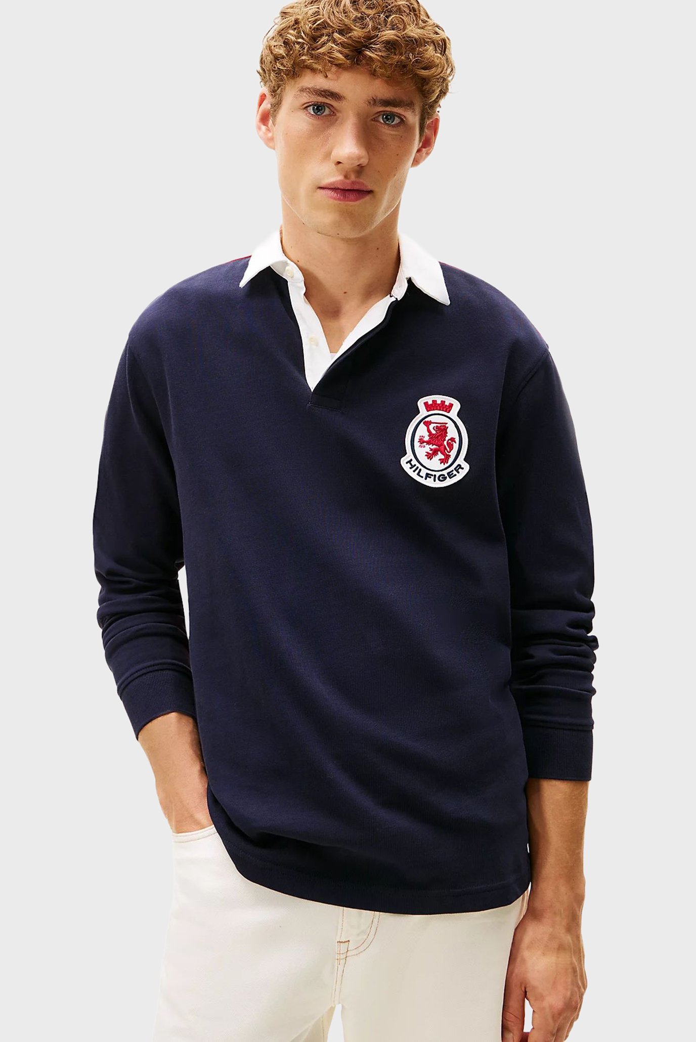 Поло с длинным рукавом LS RWB BLOCKING POLO 1