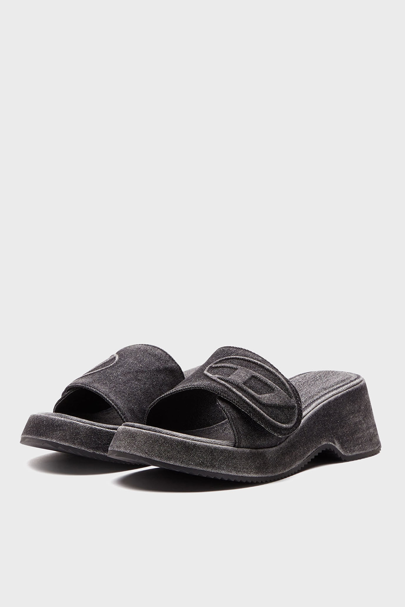 Женские черные мюли OVAL DDiesel Женские черные мюли OVAL D 3