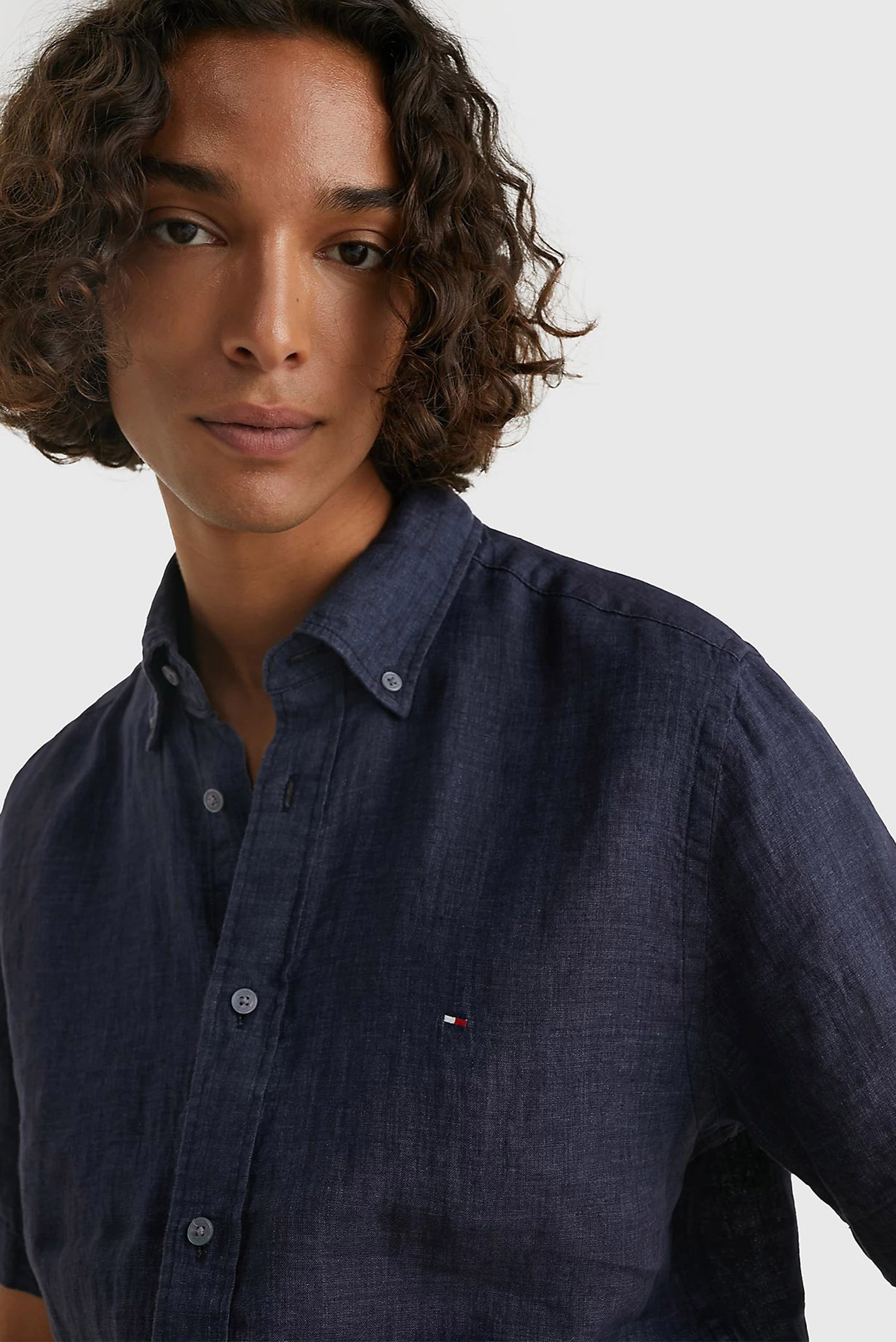 Рубашка с коротким рукавом PIGMENT DYED LINEN RF SHIRT S S 9