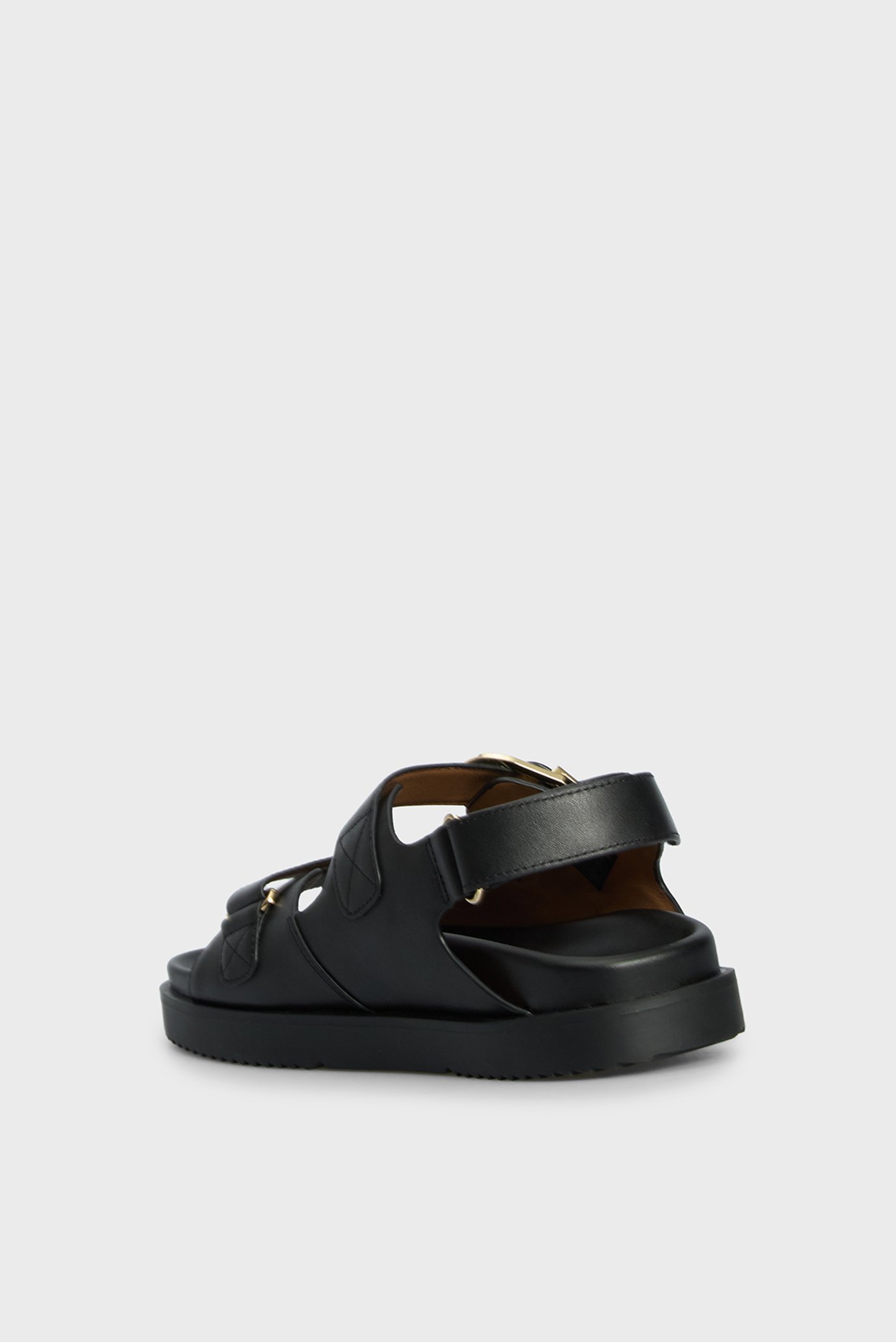 Женские черные кожаные сандалии LEATHER SPORTY SANDALTommy Hilfiger Женские черные кожаные сандалии LEATHER SPORTY SANDAL 5