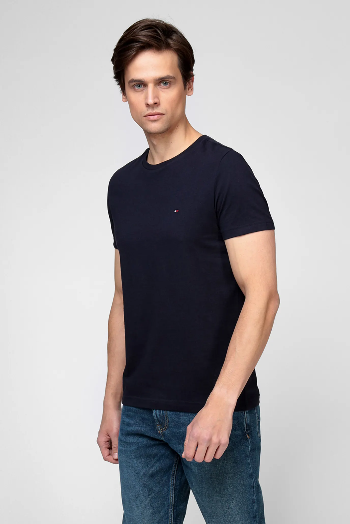Мужская темно-синяя футболка 8