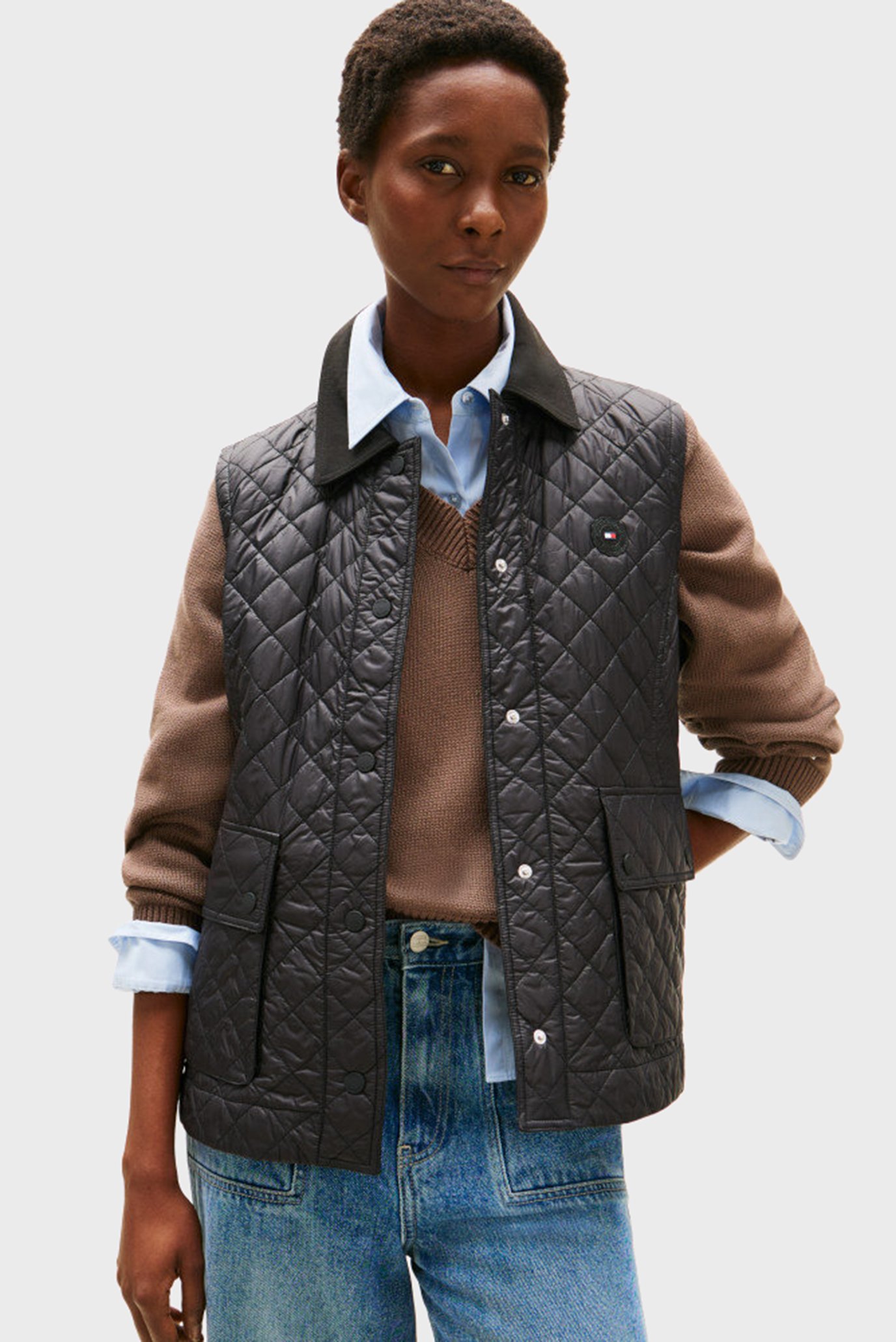 Жилет PADDED NYLON SLIM QUILTED VEST 1