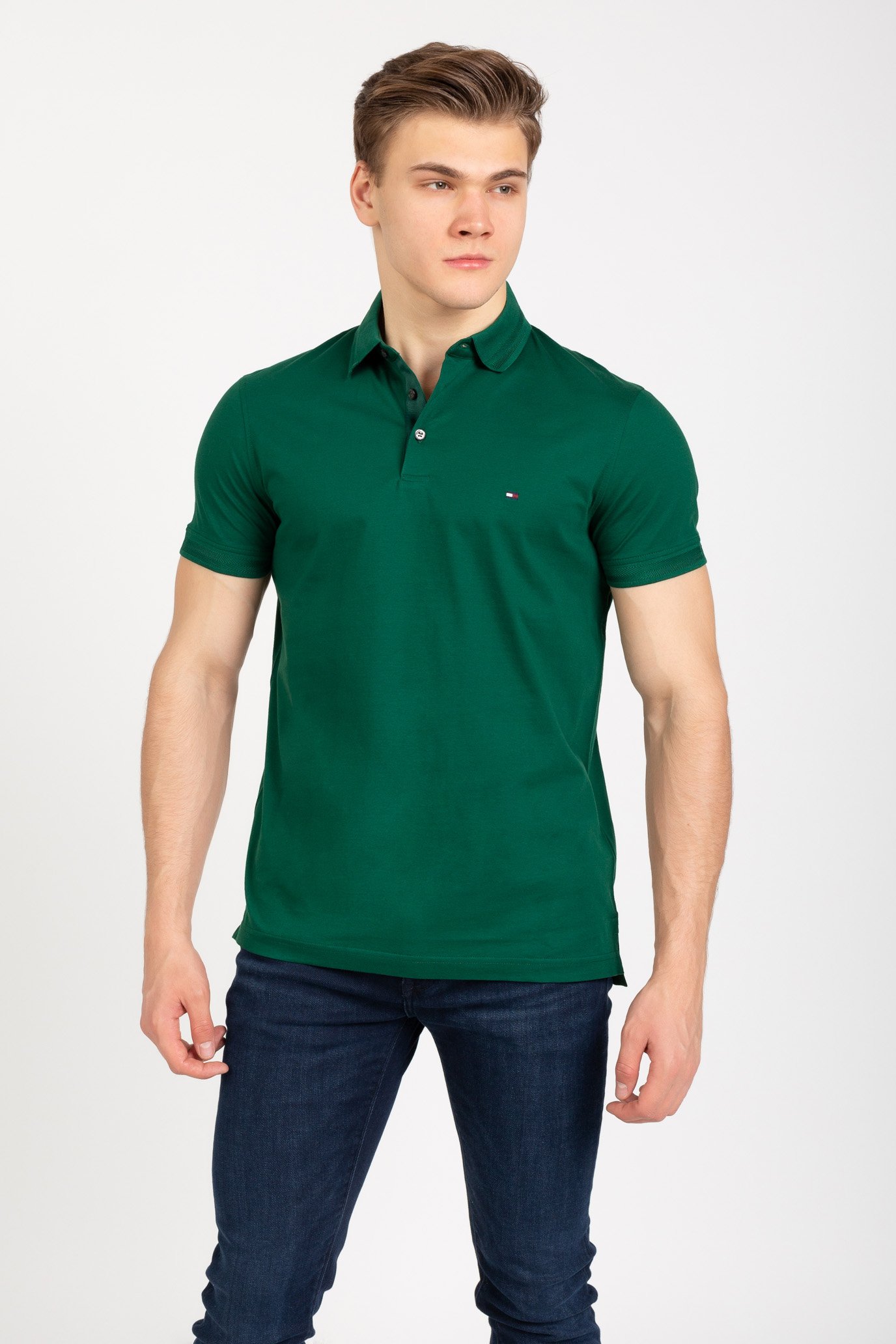 Поло ESSENTIAL DRESS CASUAL SLIM POLO 1