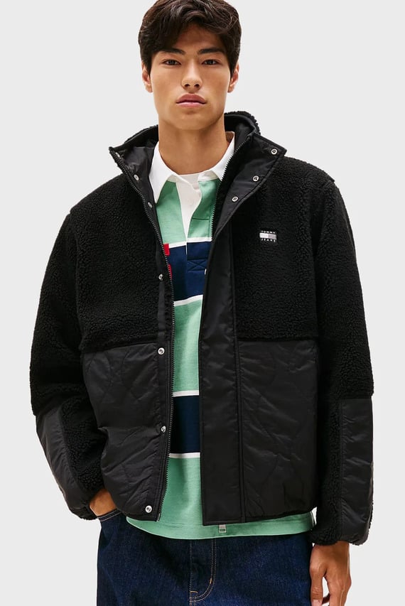 Куртка демисезонная TJM ESSENTL MIX TEDDY JACKET EXT Tommy Jeans