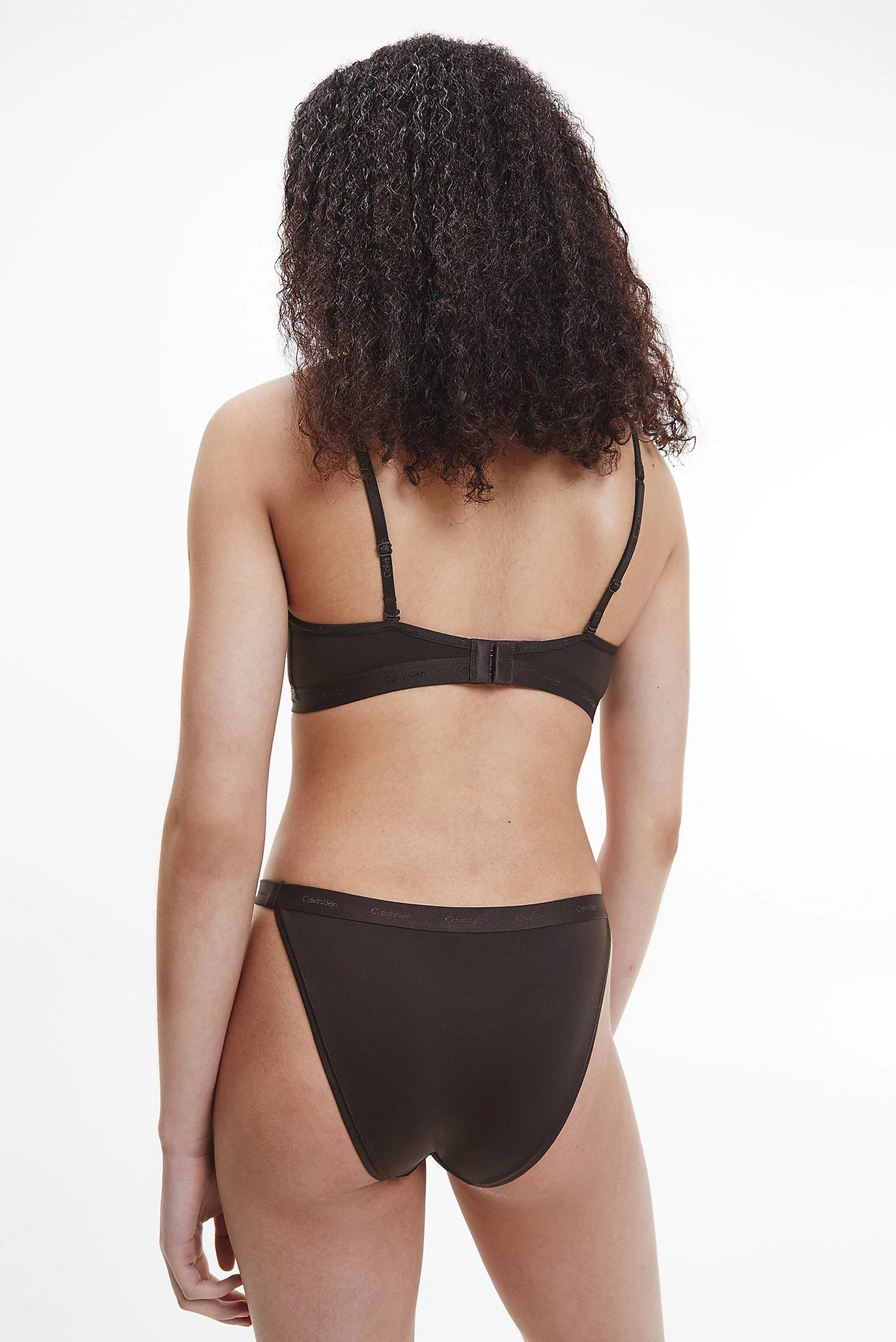 Женские коричневые трусики TANGA 3