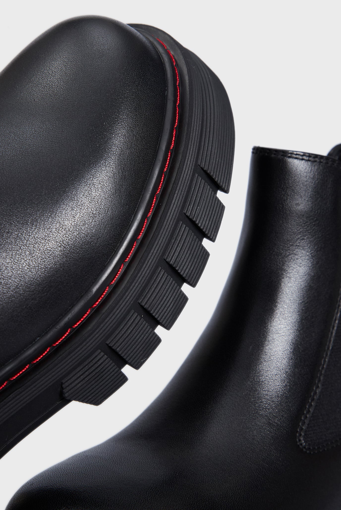 Женские черные кожаные челси Kandava 3