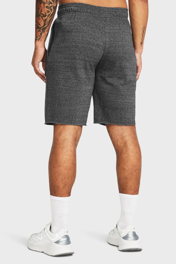 Мужские серые шорты UA RIVAL TERRY SHORT