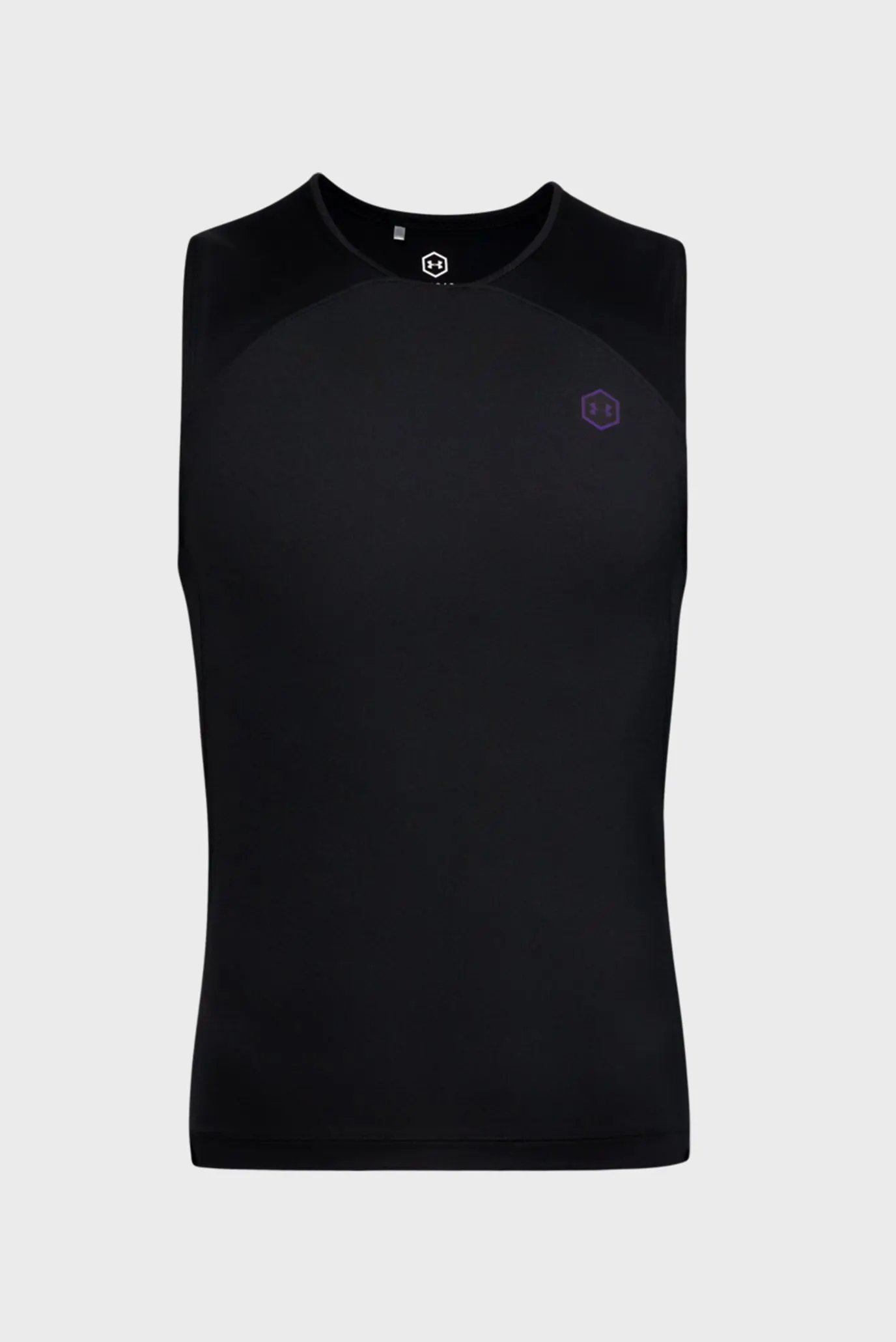 Мужская черная спортивная майка UA HG Rush Compression SL 5