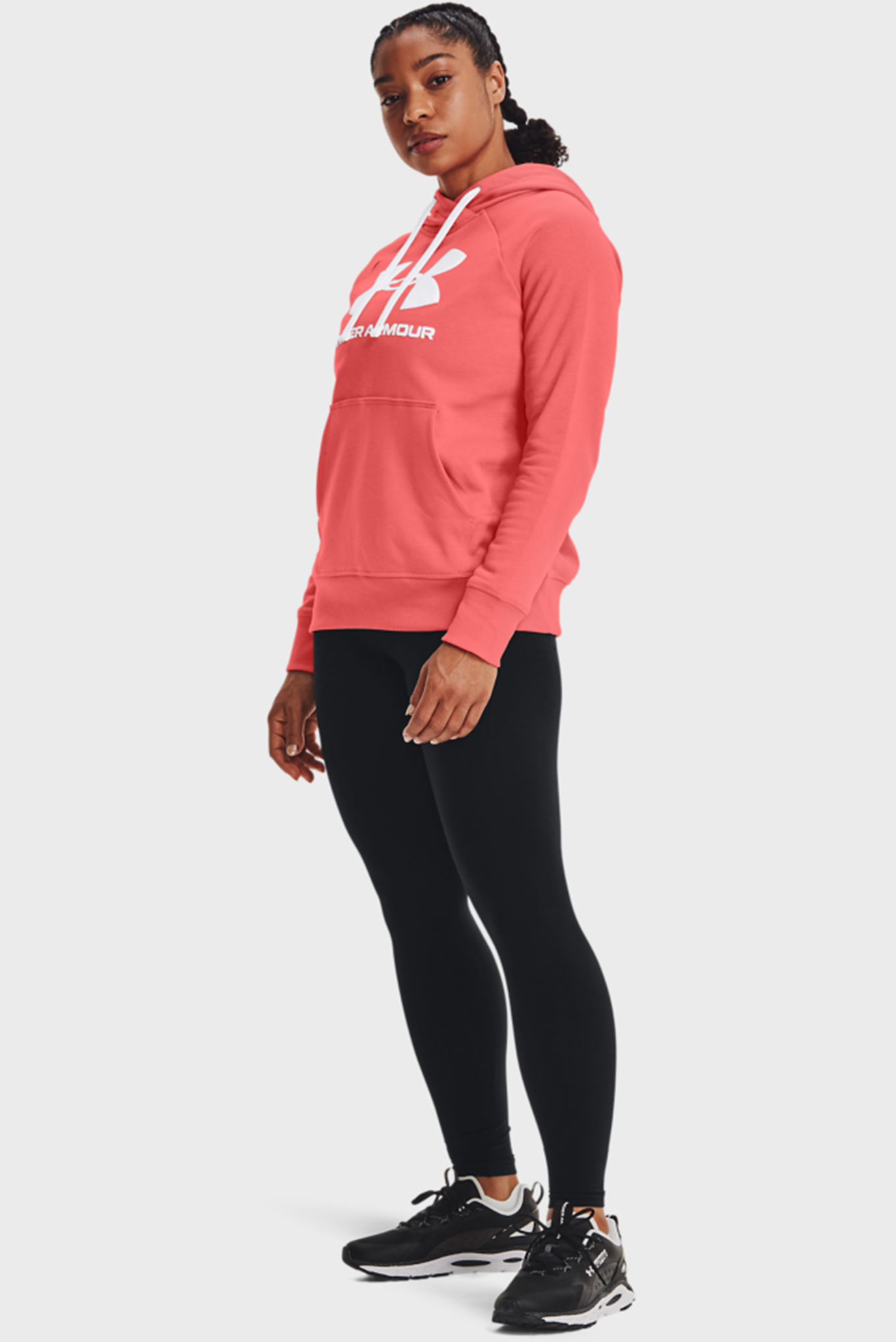 Женское коралловое худи Rival Fleece Logo Hoodie 10