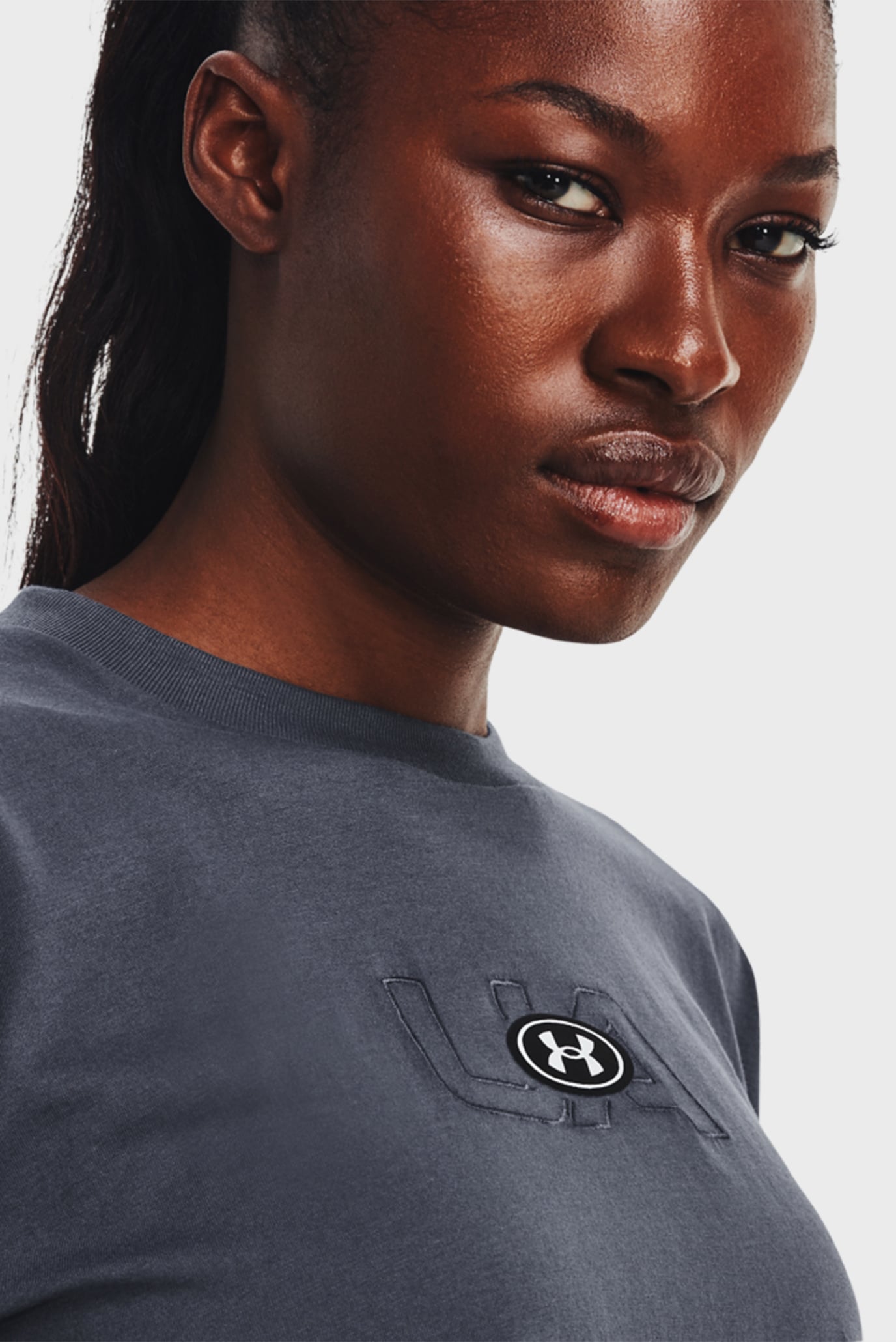 Футболка UA BRANDED LOGO CROP SS 10