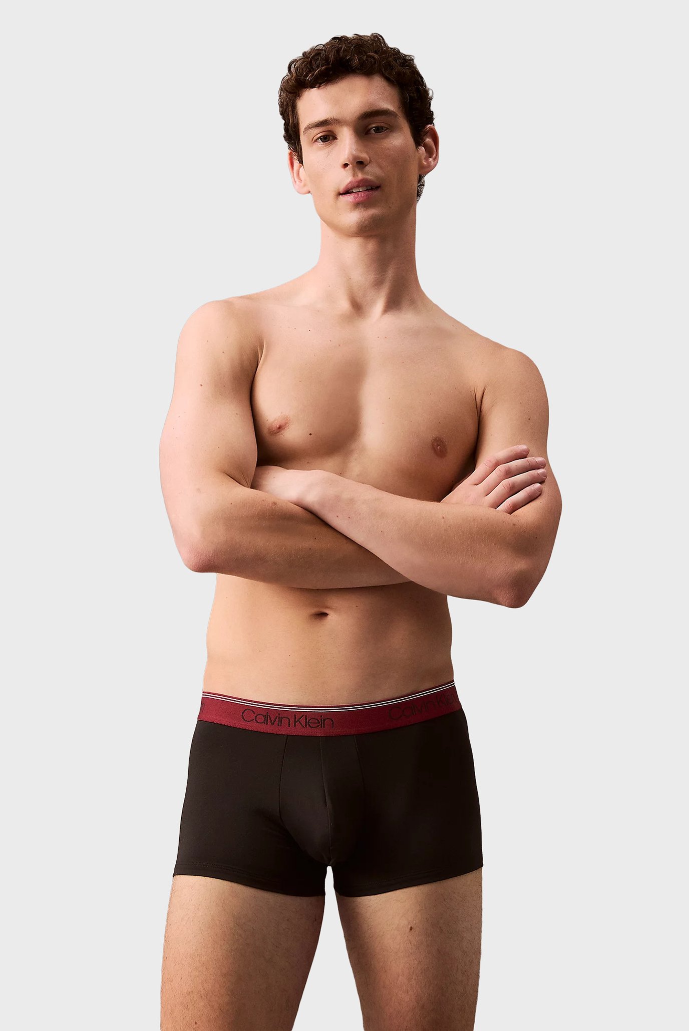 Мужские черные боксеры (з шт) LOW RISE TRUNK 3PK 2