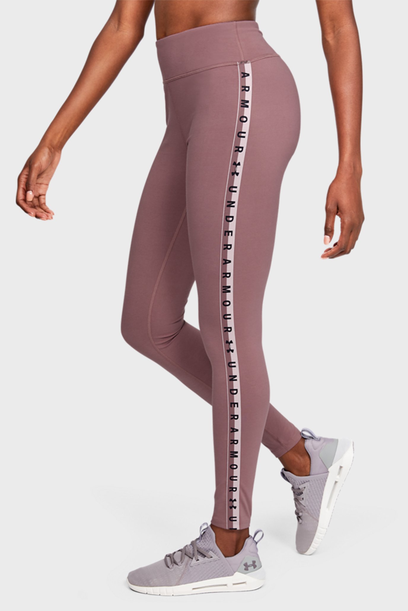Женские розовые тайсты UA FAVORITE LEGGING BRANDEDUnder Armour Женские розовые тайсты UA FAVORITE LEGGING BRANDED 2
