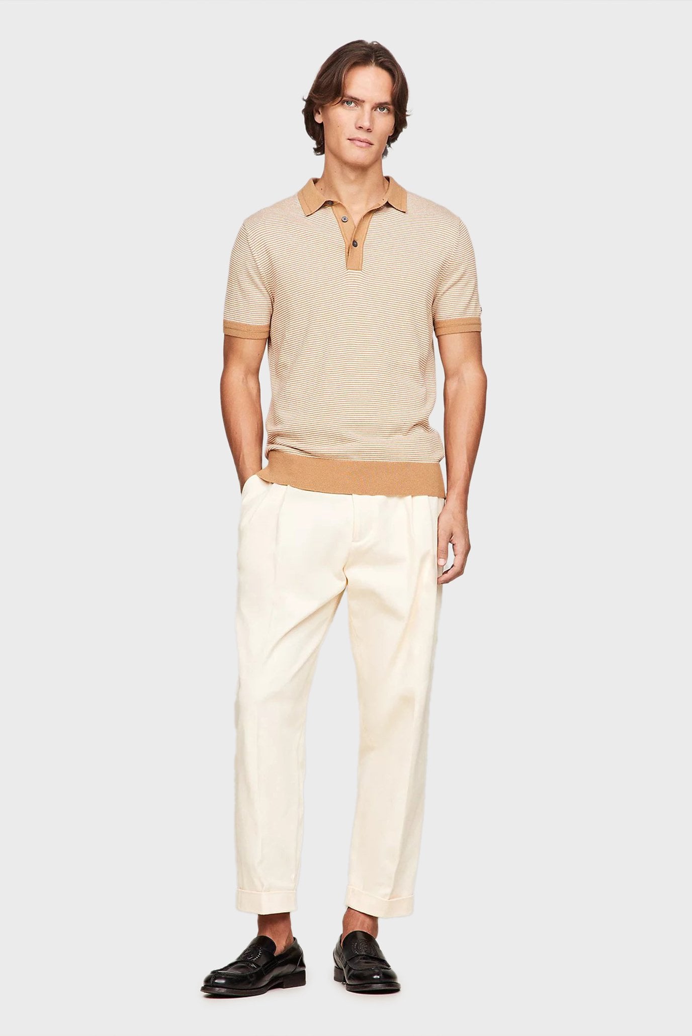 Поло DC COTTON LYOCELL S S POLO 3