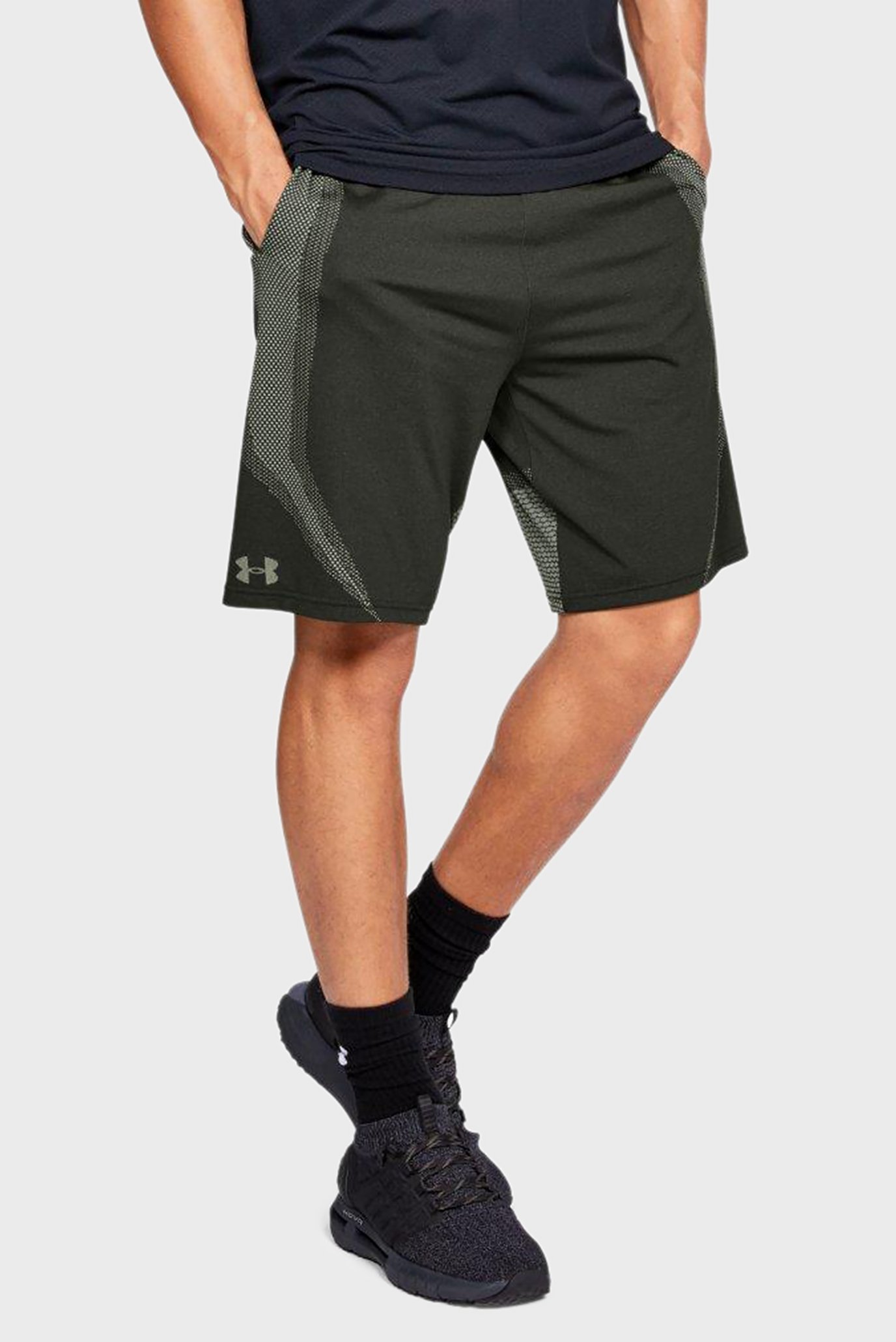 Мужские темно-зеленые шорты Threadborne Seamless 1
