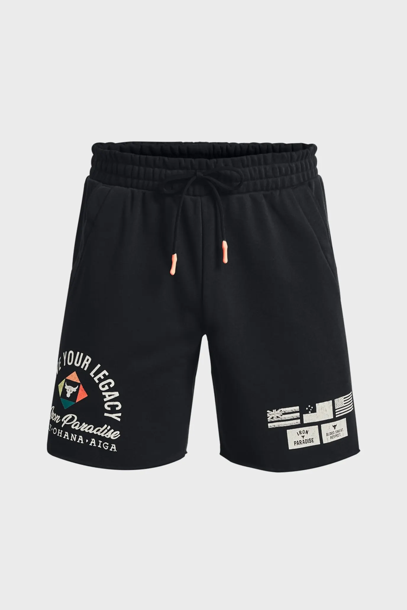 Мужские черные шорты Pjt Rck HW Terry Sts Fam 12