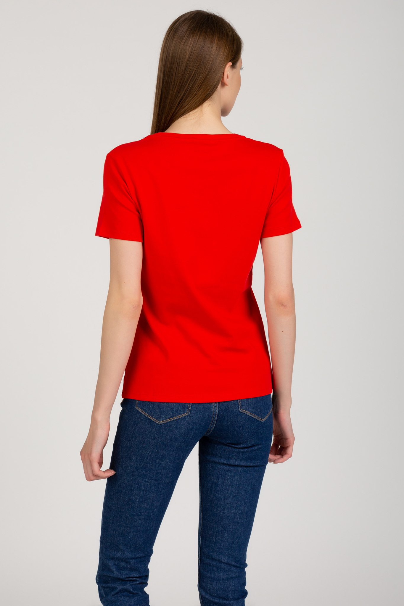 Футболка SLIM ROUND-NK TOP SS 4