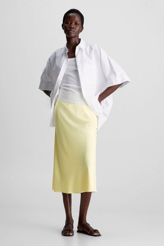 Юбка RECYCLED CDC BIAS CUT MIDI SKIRT