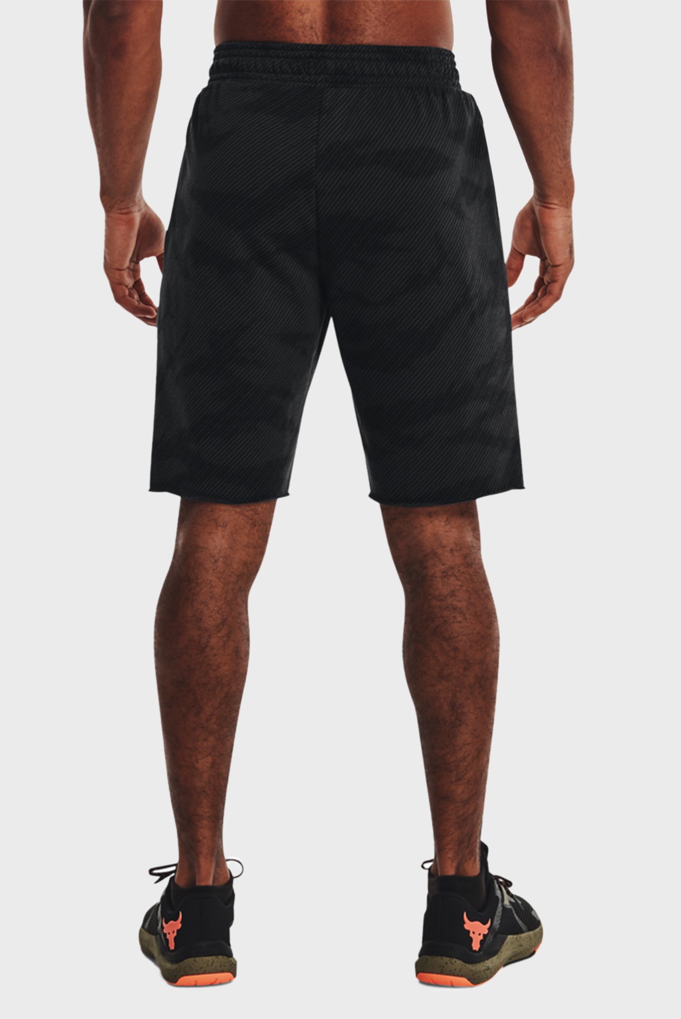Мужские черные шорты UA Pjt Rk Hvywt Terry Sts 3
