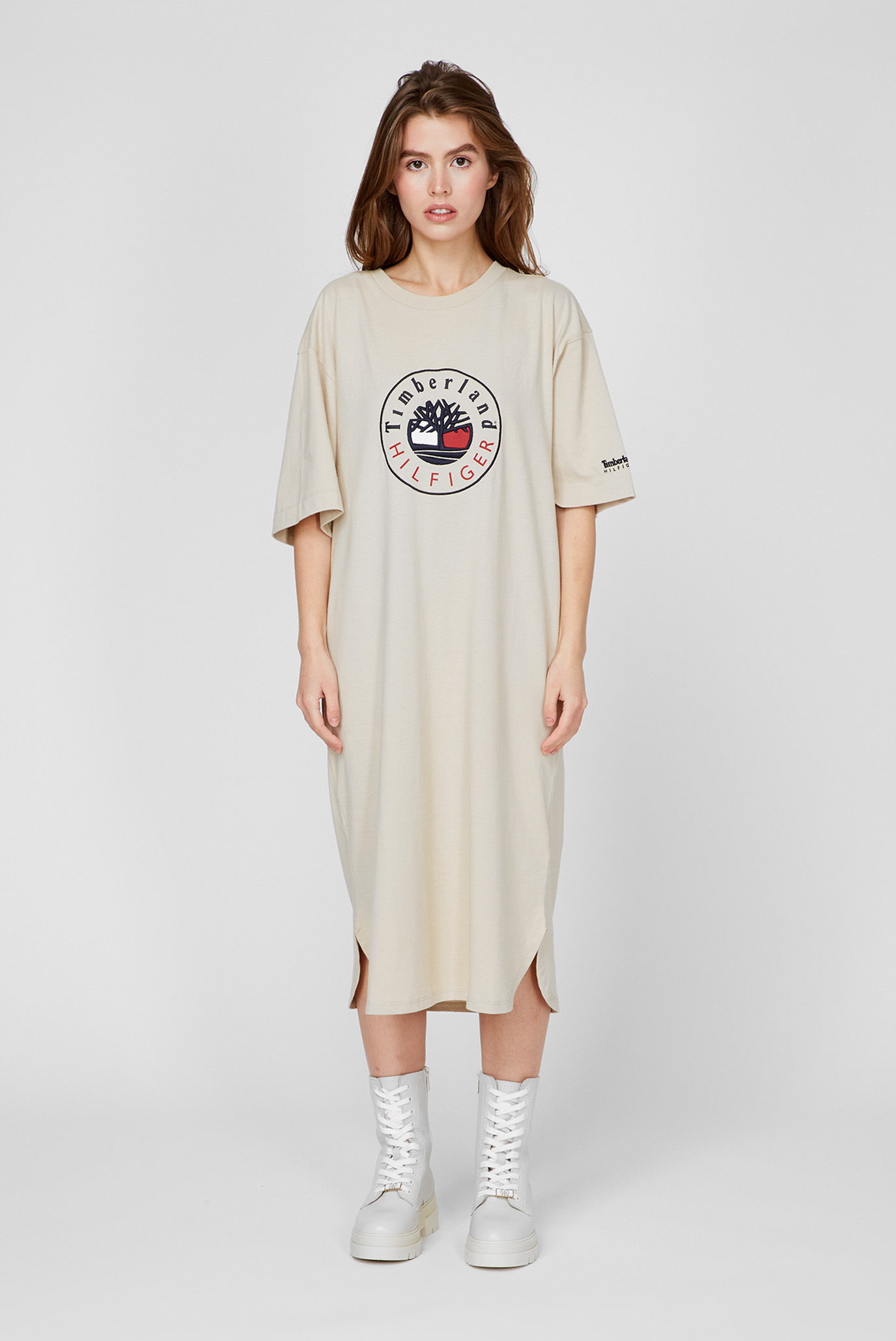 Женское бежевое платье Tommy Hilfiger x Timberland 1