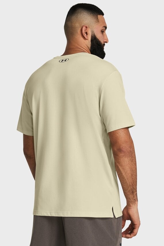 Мужская бежевая футболка UA Pjt Rck Eagle Graphic SS