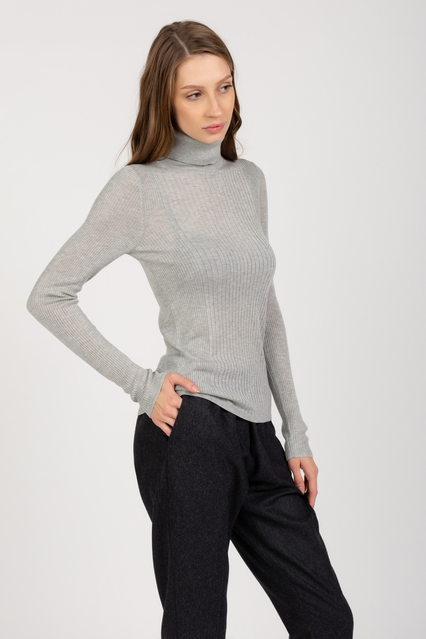 Гольф LYOCELL SILK ROLL-NK SWEATER 2