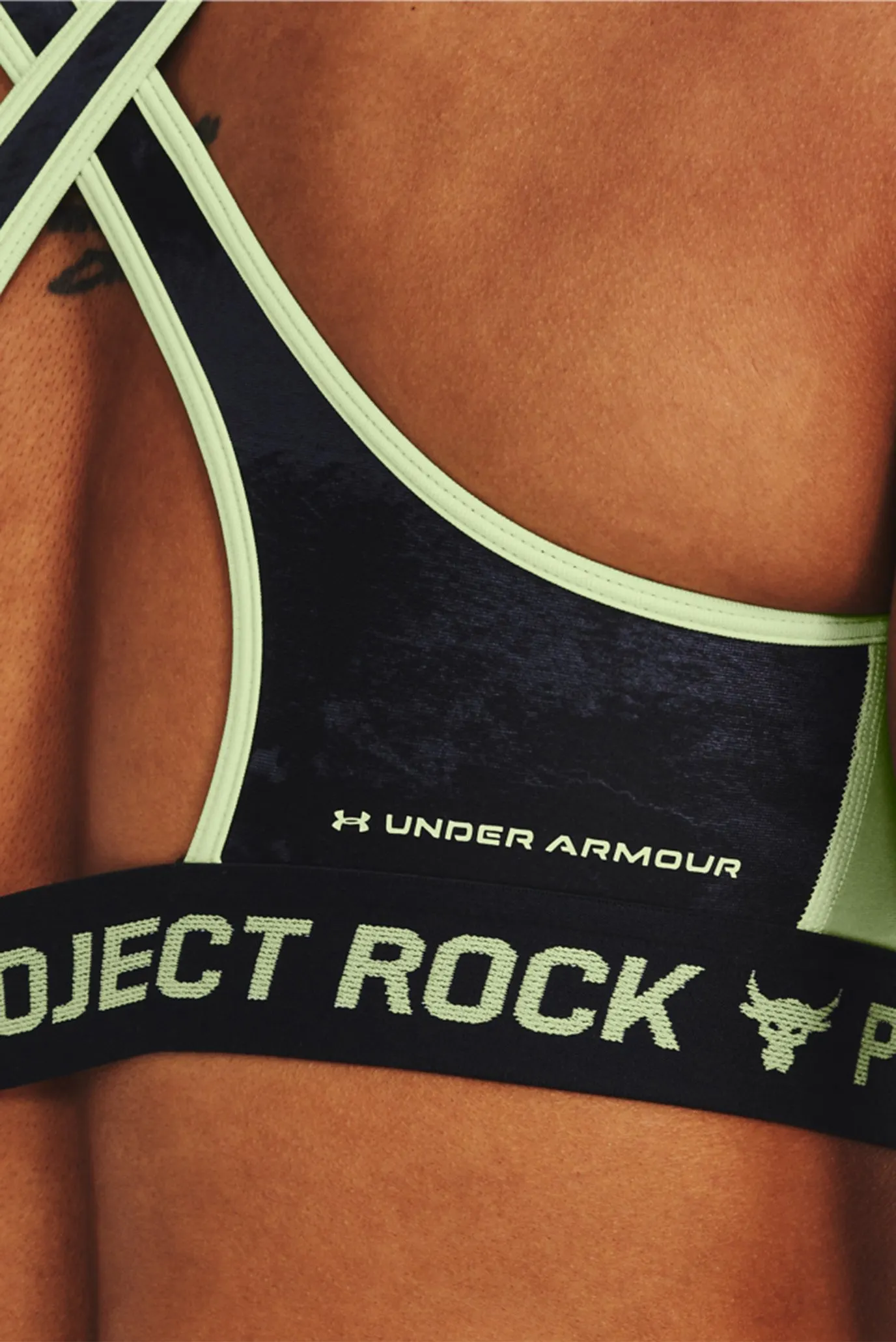 Топ UA Pjt Rck Crssbk Bra Print 6