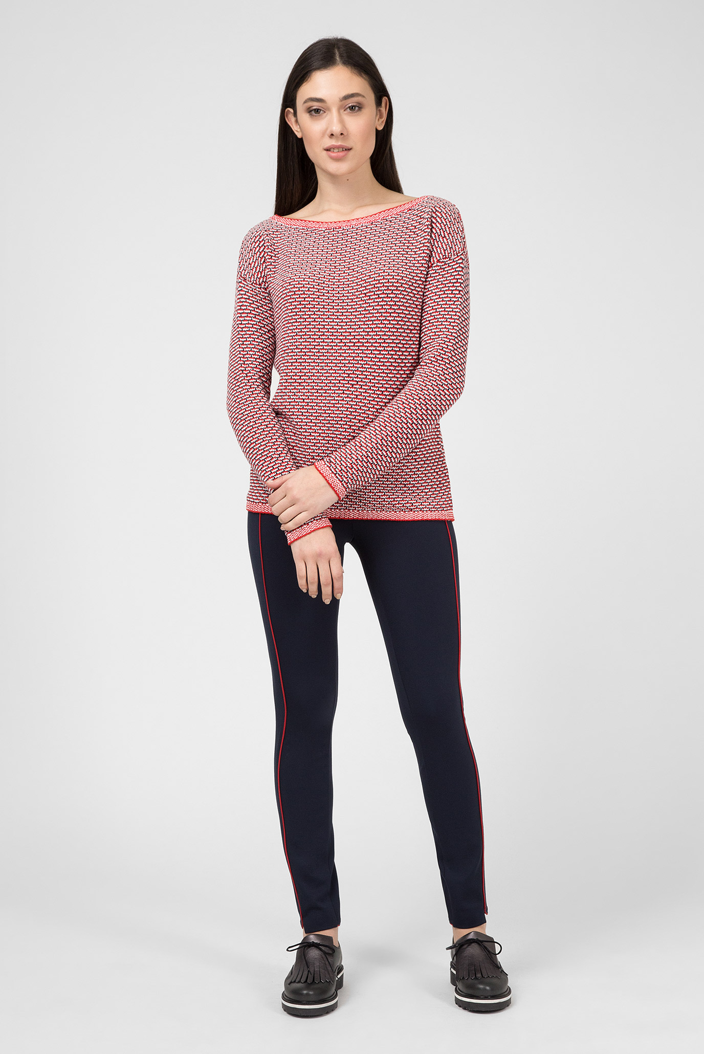 Женский джемпер с узором 10