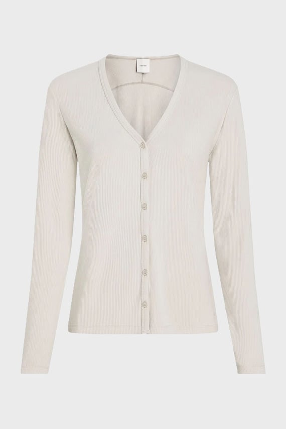 Кардиган MODAL RIB V-NK LS CARDI