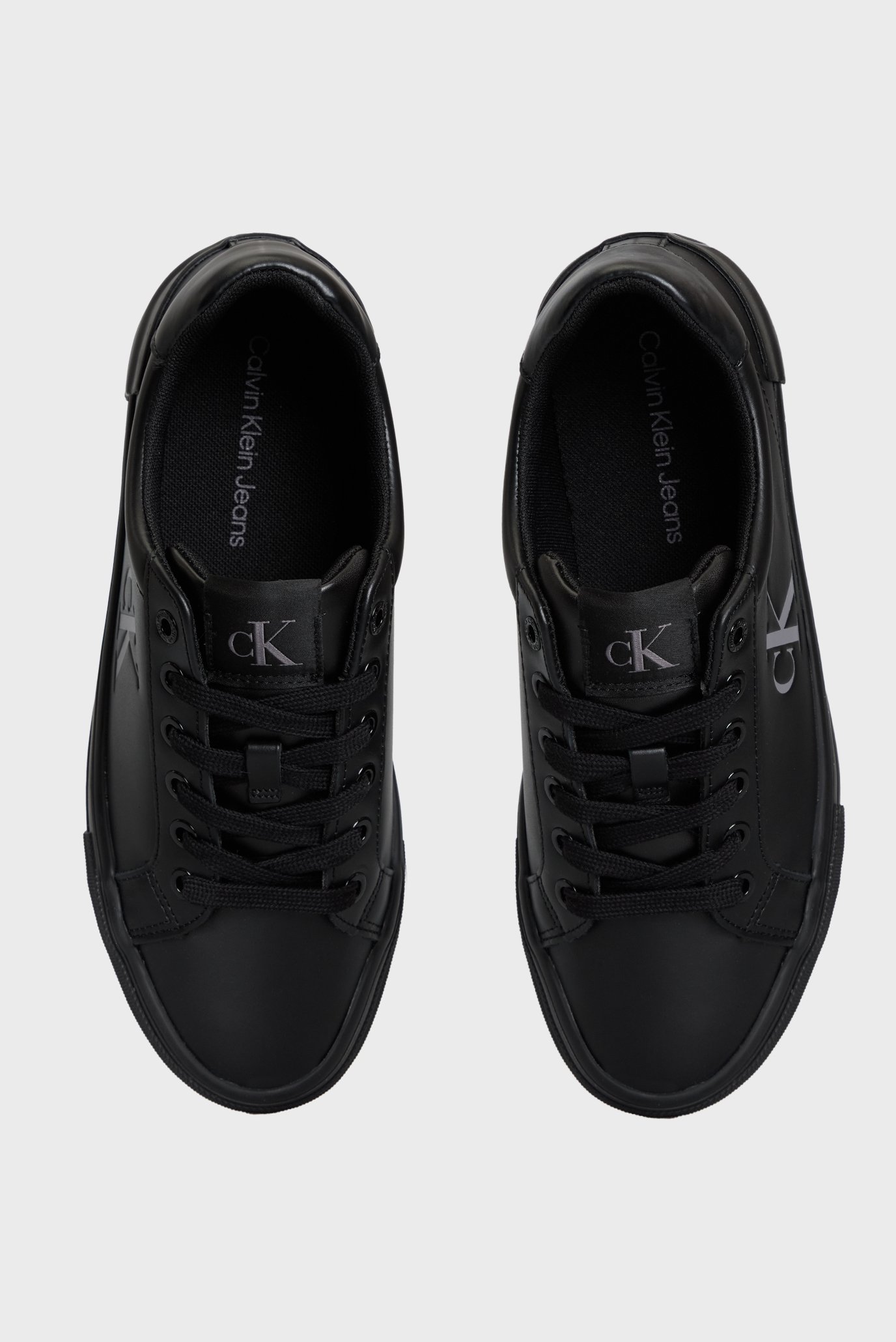 Женские черные кожаные сникерсы VULC FLATFORM LOW 4