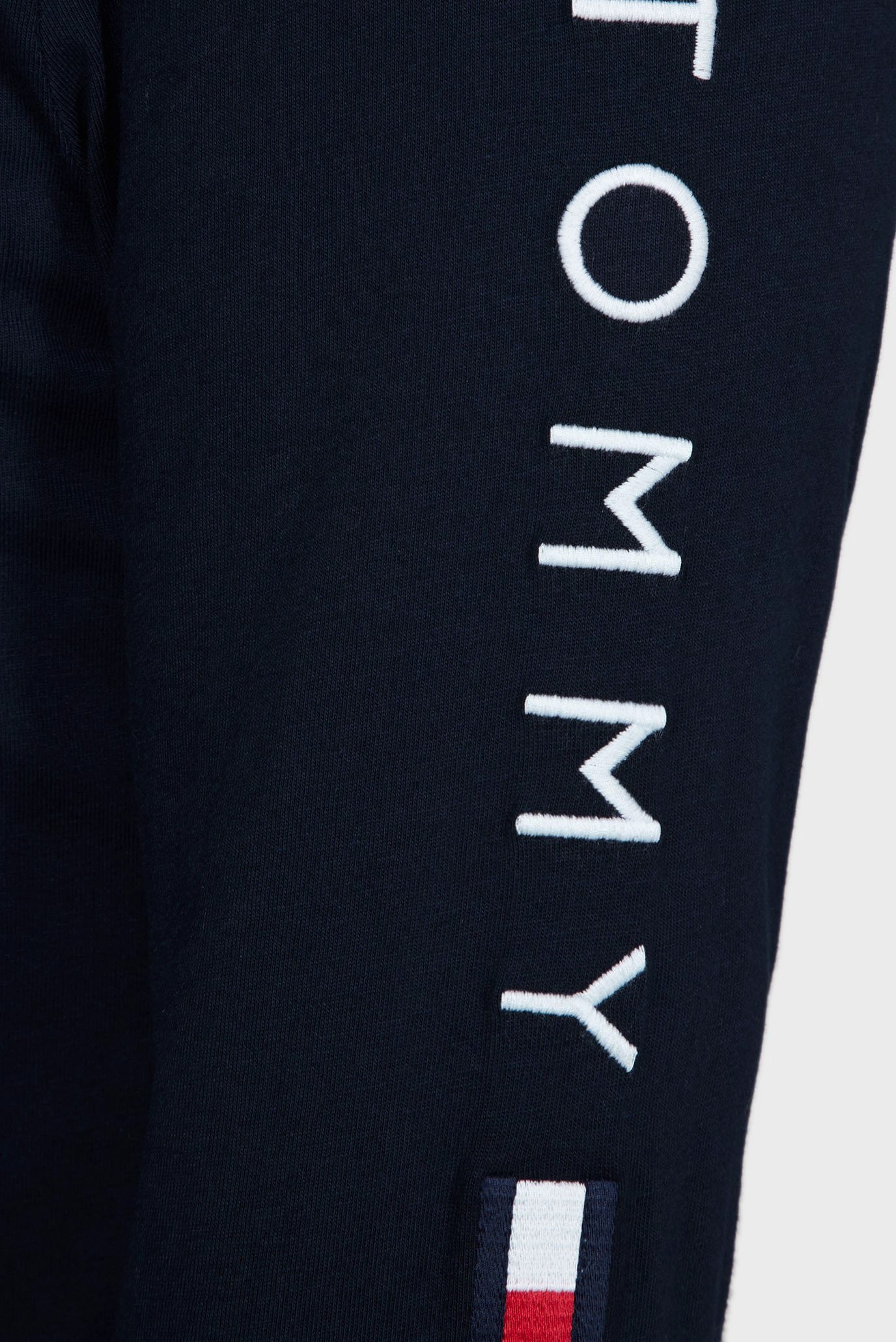 Мужской темно-синий лонгслив TOMMY LOGO TEE 10